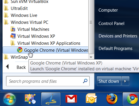 Abbildung für den Artikel "Einrichten und Verwenden des XP-Modus in Windows 7"